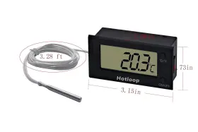 313027979953 BRANDED01 Digital Oven Thermometer Heat Up Lcd #3