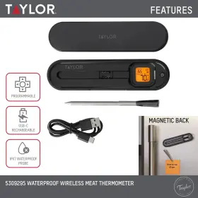 5309295 BRANDED01 Taylor Waterproof Bluetooth Digital Grill #3