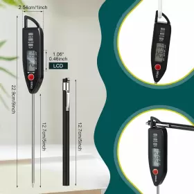 TP300 BRANDED01 Set Waterproof Food Thermometer Water Candle #2