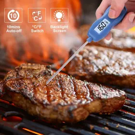744306865184 BRAPILOT Digital Meat Thermometer Backlight Food #3
