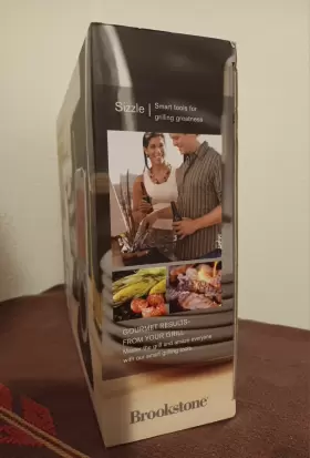 8536K BROOKSTONE Grill Alert Talking Remote Wireless Bbq #2