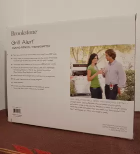 8536K BROOKSTONE Grill Alert Talking Remote Wireless Bbq #3