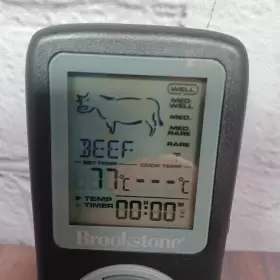 BS-201 BROOKSTONE Remote Control Cooking Thermometer #2