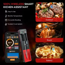727238460306 BSRCO Wireless Meat Thermometer Digital Food #2