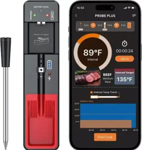 HXB-FM213-1 BSRCO Wireless Meat Thermometer Digital Food