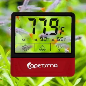 CA-01 CAPETSMA Fish Tank Thermometer Touch Screen Digital Lcd