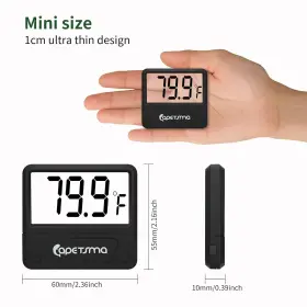 CA-03C CAPETSMA Aquarium Thermometer Digital Fish Tank #2