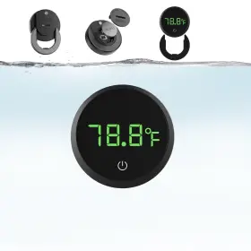 SZYXJWDJ1 CAREFREE FISH Aquarium Digital Thermometer Cordless