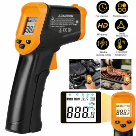 CA1013086YE CASEDAZZLE Digital Infrared Thermometer Gun Laser