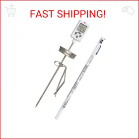 018436005063 DIGITAL Candy Thermometer Steel Stem Pot Clip