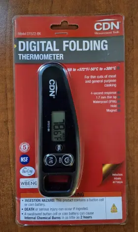 DT572-BK FOLDING Digital Thermometer