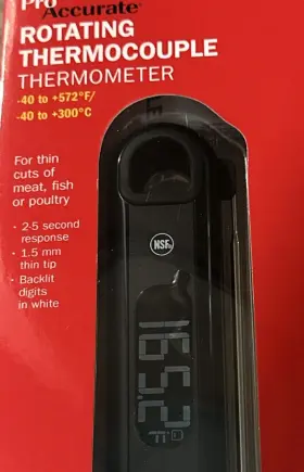 DTF572BK BLACK Proaccurate Rotating Thermocouple Thermometer #2