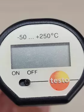 0900.0526 CELSIUS Testo Mini Penetrating Thermometer Reads #2
