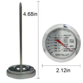 613464684374 CENTOLLA Meat Thermometer Oven Safe Dishwasher #2