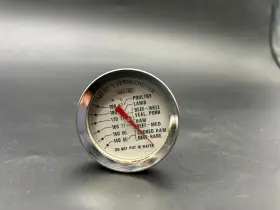 Chaney Instrument Co 1488302 Vintage Mcm Retro Acu-rite Meat Thermometer Stainless Steel