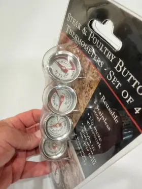 CC9025 CHARCOAL COMPANION Steak Poultry Thermometers Set