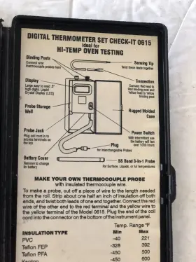 0615 CHECK-IT ELECTRONICS Digital Thermometer #3