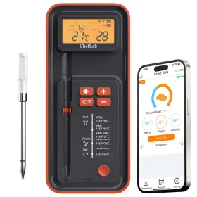 KR200S CHEFLAB Digital Meat Thermometer Bluetooth Grill