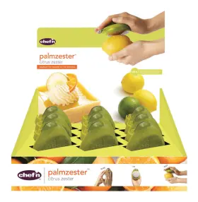 102-215-004 CHEFN Chefftn Palmzester Citrus Zester Total Pack