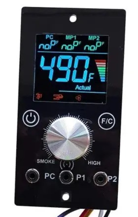 B087CTN5BQ CHEFOOD Bbq Digital Pro Control Board Grills Wood