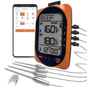BBQ100-001-UK CHILEAF Meat Thermometer Digital Food Grill