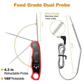 DT-68A SAFE Oven Food Thermometer Cooking Probes Digital #3