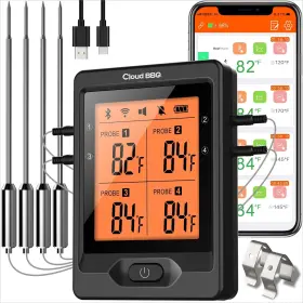 611188395798 CLOUD BBQ Bluetooth Meat Thermometer Wireless