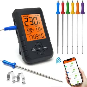 704985433142 CLOUD BBQ Wireless Meat Thermometer Bluetooth #3