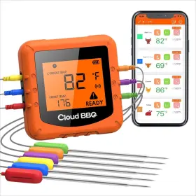 FS-09O CLOUD BBQ Digital Meat Thermometer Wireless Multy