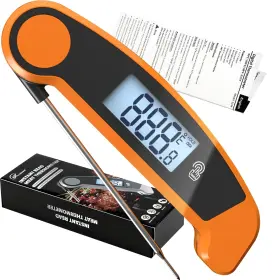E154CK-1PCS-ORANGE-SM CLOUDHAND Meat Thermometer Digital