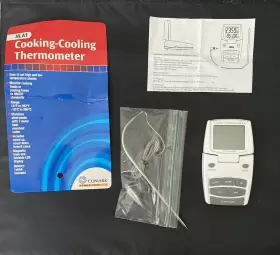 HLA1 COMARK Cooking Cooling Thermometer Alarm Steel Probe