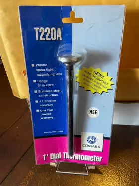 T220A COMARK Pocket Dial Food Thermometer General