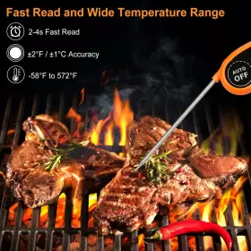 060889360010 COMLUCK Meat Thermometer Digital Oven Cooking #2