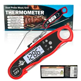 CG2021 COOKGENIUS Meat Thermometer Cooking Grilling Food Wit