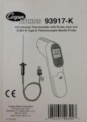 31901-K COOPER Atkins Infrared Thermocouple Thermometer Food