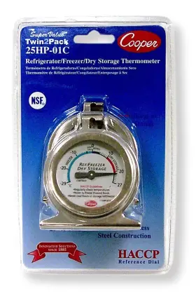 070131025227 COOPER-ATKINS Refrigerator Freezer Thermometer