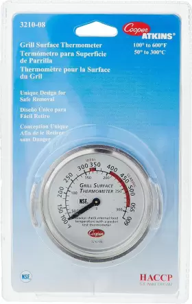 3210-08-1-E COOPER-ATKINS CORPORATION Grill Thermometer Nsf #3