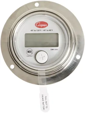 DM120S-0-3 COOPER-ATKINS Digital Panel Thermometer Flange