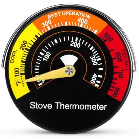 LIA-COPKIM-0306 COPKIM Wood Stove Thermometer Magnetic Oven
