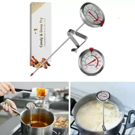065007887073 CRAFT911 Candy Thermometer Pot Clip Oil Frying