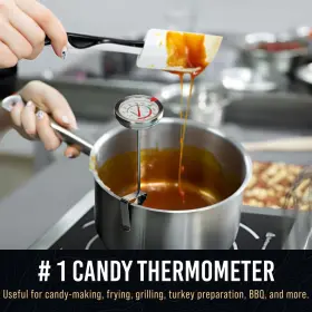 CRAFT911-THERMOEMTER CRAFT911 Oil Thermometers Pot Clip Candy #3