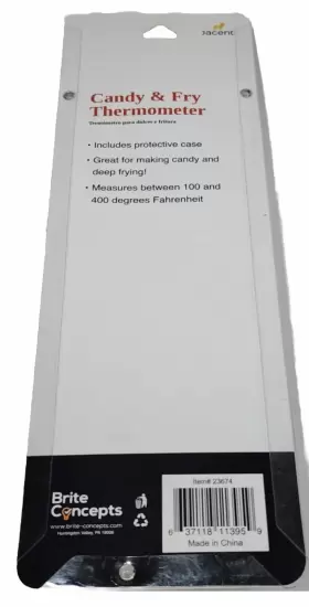 23674 CULINARY ELEMENTS Candy Thermometer High Accuracy #2
