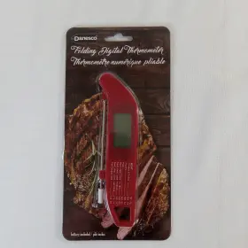 9300635RD DANESCO Folding Digital Meat Thermometer Steel