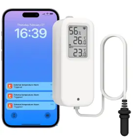 NUS-TH01-1 DAYTECH Freezer Thermometer Alarm Wifi