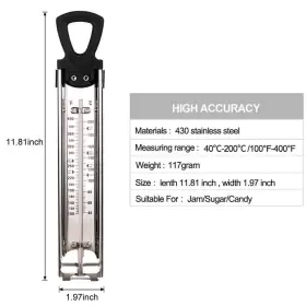 789458558362 DEFULL Candy Thermometer Jam Sugar Syrup Jelly #2