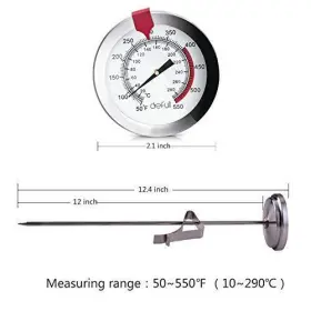 789458558386 DEFULL Thermometer Clip Dial Stainl #2