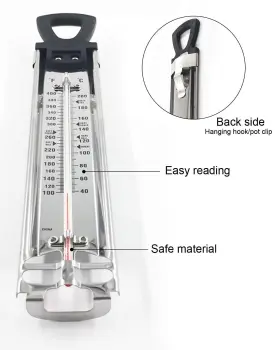 789458558676 DEFULL Candy Thermometer Pot Clip Ring Handle #3
