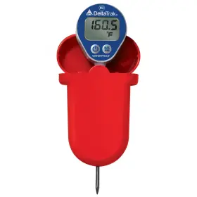 Deltatrak 21548 12214 Waterproof Dishwasher Thermometer Kit With Auto-cal 10963904