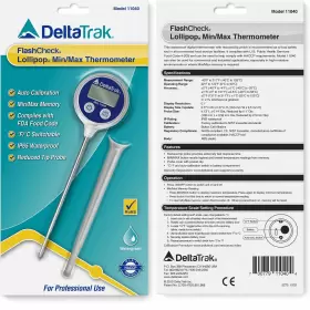 700779110404 DELTATRAK Digital Meat Themometer Waterproof #3