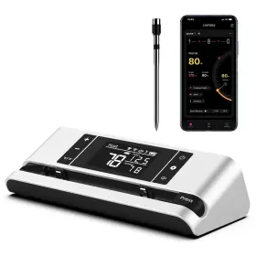 HONGKANG-W01 DEWJOM Wireless Smart Meat Thermometer Dual